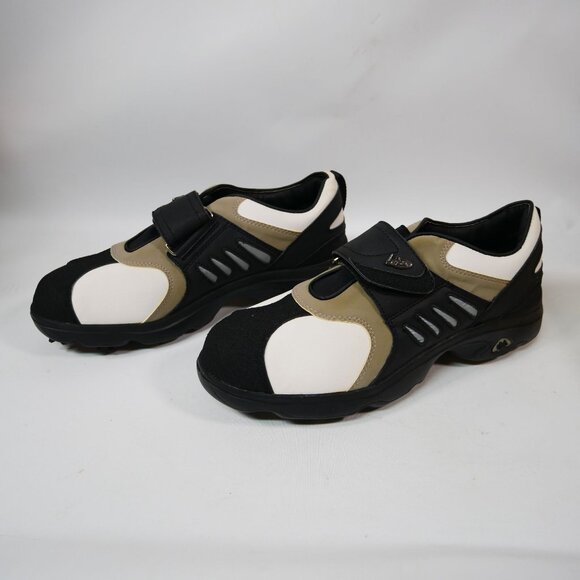 Lite 2623A Power Moc Golf Shoes US Mens 10.5 White/Black/Gray - Picture 2 of 7